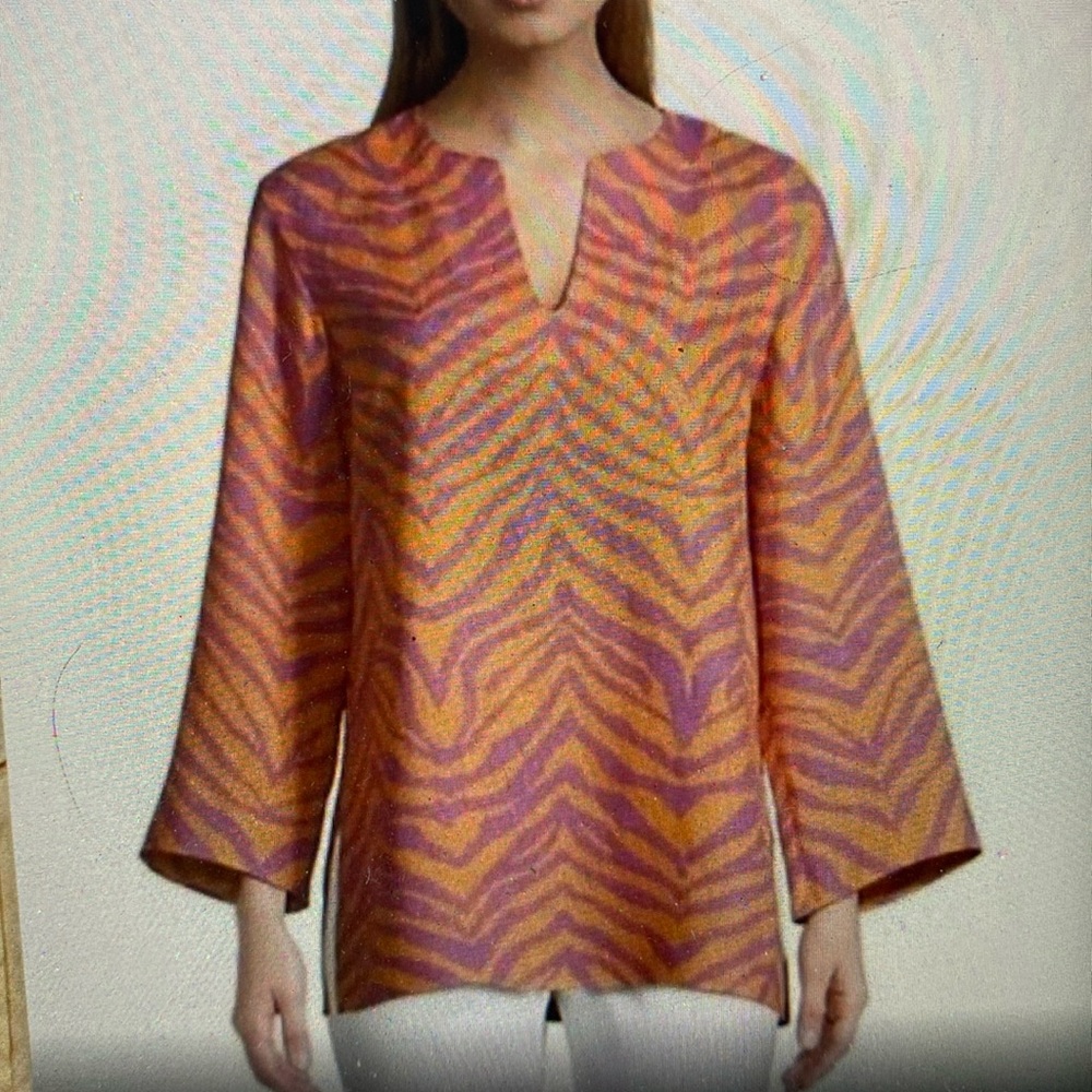Lafayette 148 linen blouse